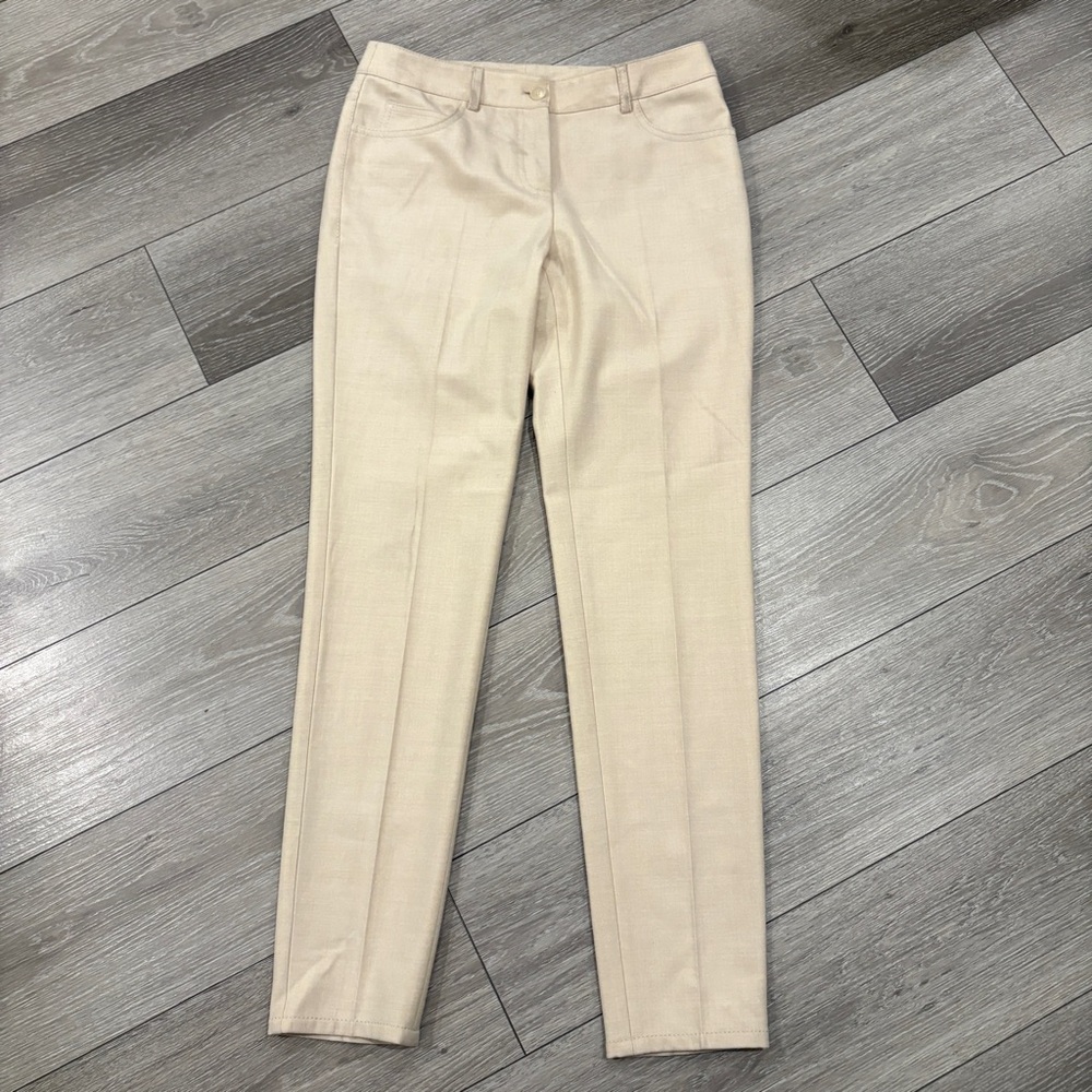 Akris Cream Wool Pants Size 6